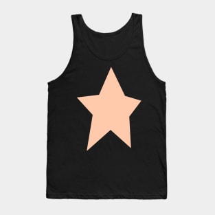 Star 4 Peach Fuzz Pantone Color of the Year 2024 Tank Top